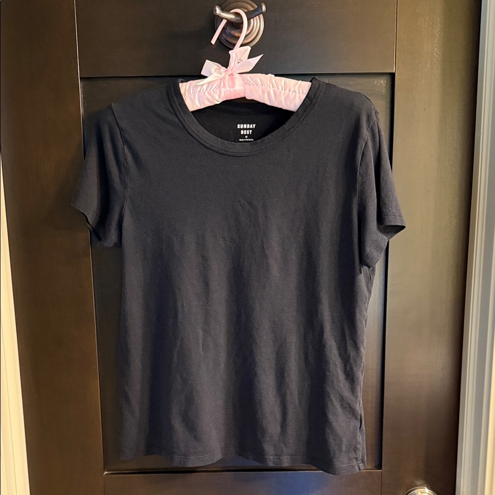 Sunday Best Short Sleeve Black Shirt